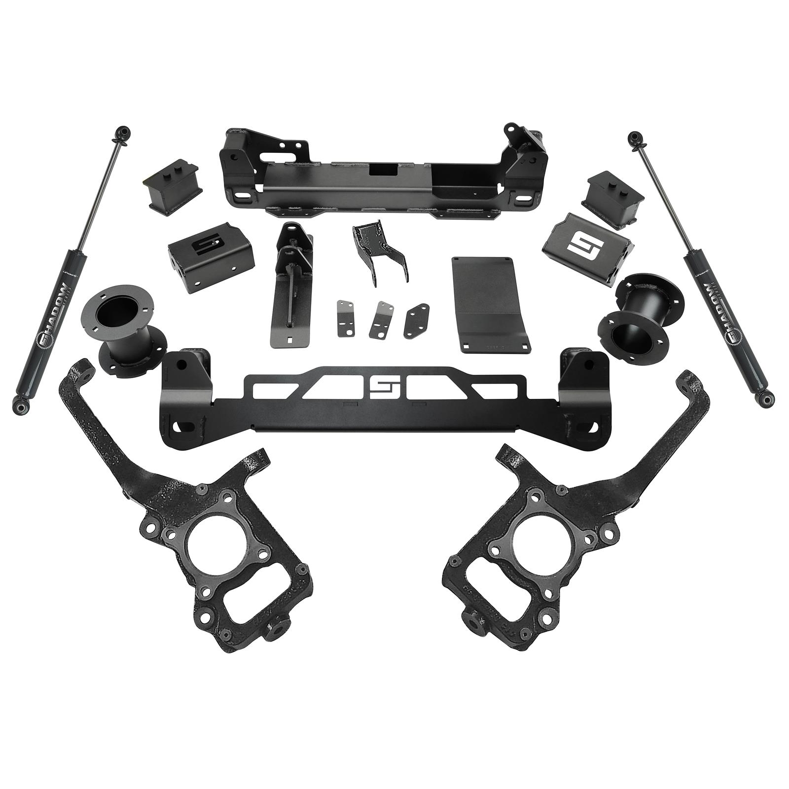 Superlift 2021 Ford F-150 4WD 6in Lift Kit w/Superlift Shadow Series Rear Shocks