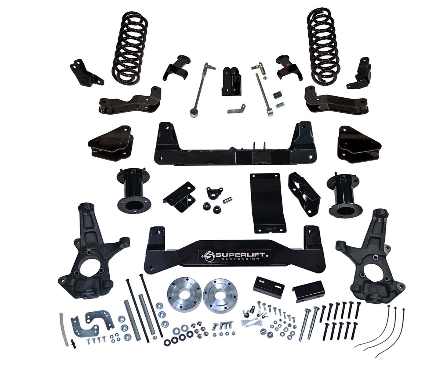 Superlift 15-18 Chevy Tahoe/GMC Yukon 1500 4WD 6.5in Lift Kit w/ OE Cast Steel Control Arms (1x slf3483, 1x slf3510, 1x slf3511, 1x slf3514) thumbnail 4