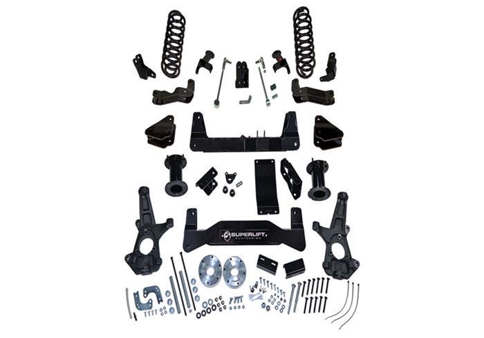 Superlift 15-18 Chevy Tahoe/GMC Yukon 1500 4WD 6.5in Lift Kit w/ OE Alum/Stamped Steel Control Arms (1x slf3483, 1x slf3510, 1x slf3512, 1x slf3514) thumbnail 3