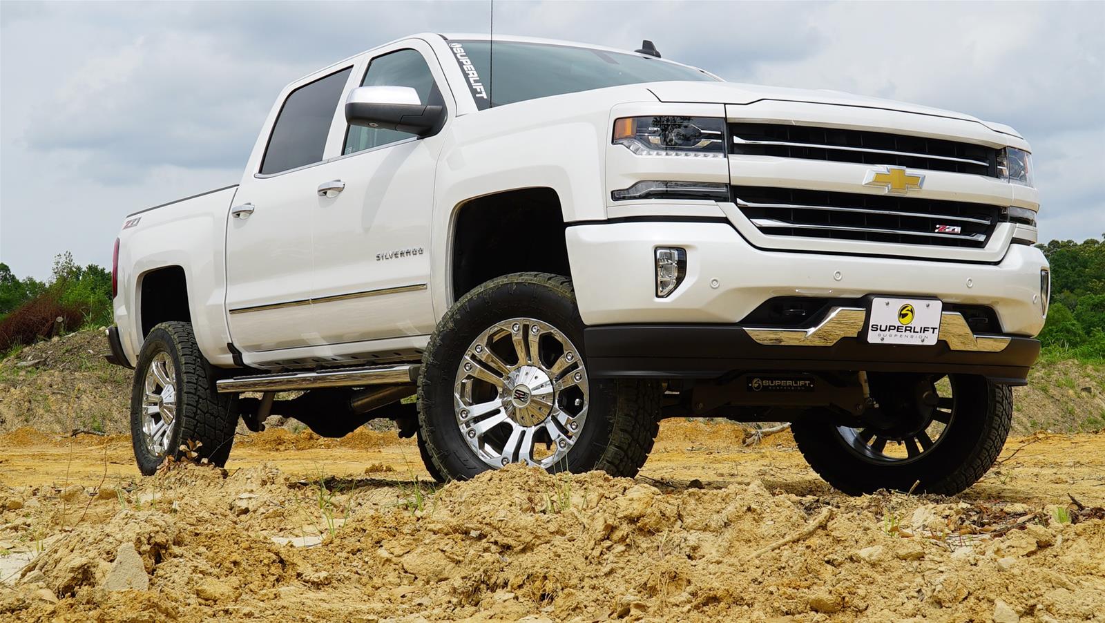 Superlift 14-16 Chevy Silv 1500 4WD 6.5in Lift Kit w/ Cast Steel Control Arms & Bilstein Rear Shocks (Bundled Kit) thumbnail 3