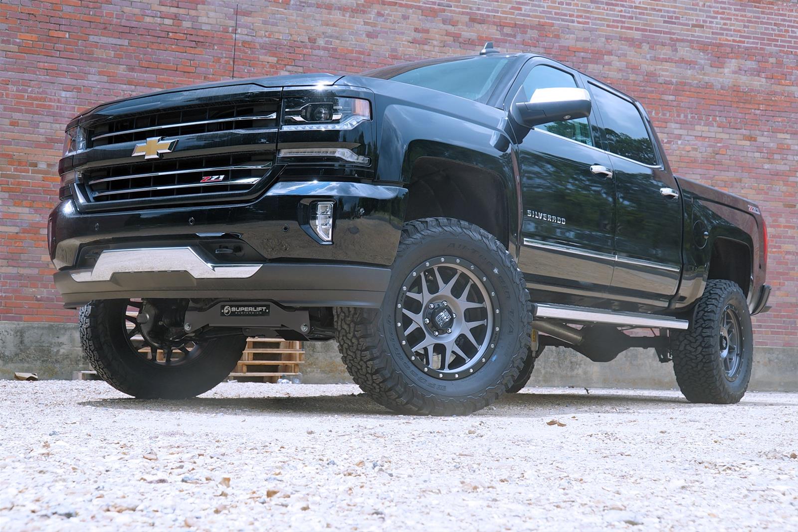 Superlift 14-16 Chevy Silv 1500 4WD 6.5in Lift Kit w/ Cast Steel Control Arms & Bilstein Rear Shocks (Bundled Kit) thumbnail 2