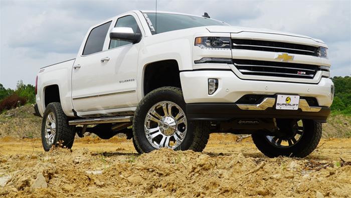 Superlift 07-16 Chevy Silv 1500 2WD 6.5in Lift Kit w/Cast Steel Control Arms & Superlift Rear Shocks (Bundled Kit) thumbnail 6