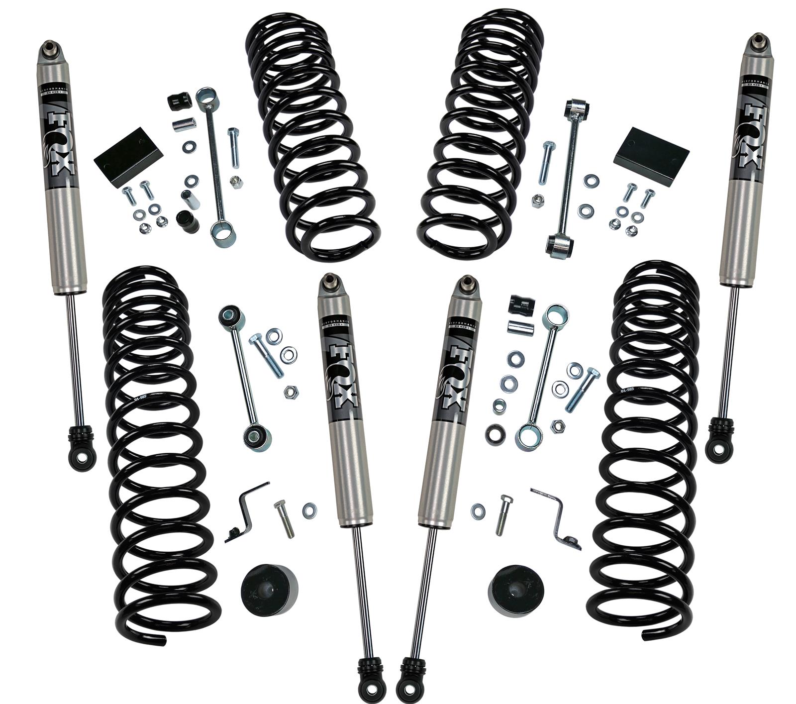 18-19 Jeep Wrangler JL Unlimited 2.5in Dual Rate Coil Lift Kit- Incl Rubicon w/ Fox Shocks (1x slf587, 1x slf596, 1x slf5801, 1x slf5802) thumbnail 3