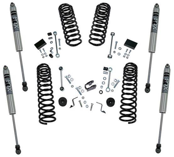18-19 Jeep Wrangler JL 2 Door 2.5in Dual Rate Coil Lift Kit - Incl Rubicon w/ Fox Shocks (1x slf589, 1x slf591, 1x slf5801, 1x slf5802) thumbnail 4