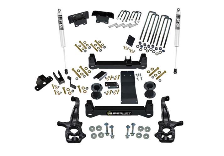 Superlift 19-20 GM 1500 (New Body) 4WD 6in Lift Kit w/ Fox Shocks (1x slf3590, 1x slf3591, 1x slf3593, 1x slf3594, 1x slf84065, 1x slf3603) thumbnail 4