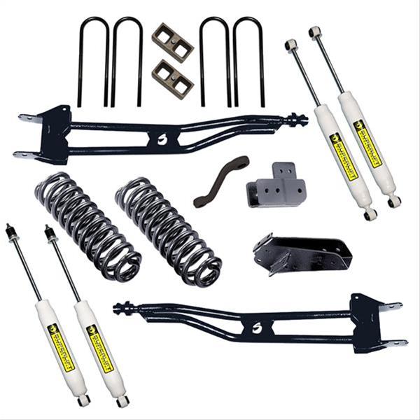 Superlift 80-96 Ford Bronco 4WD 4in Lift Kit Superunner Radius Arm Kit w/ Superlift Shocks (Bundled Kit) thumbnail 6