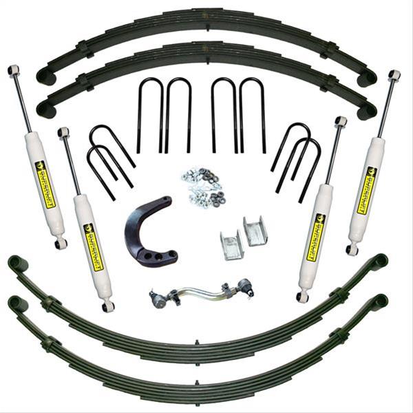 Superlift 73-91 Chevy K20 4WD (w/ 52in Rear Springs) 8in Lift Kit Rear Spring Kit w/ SLF Shocks (Bundled Kit) thumbnail 3