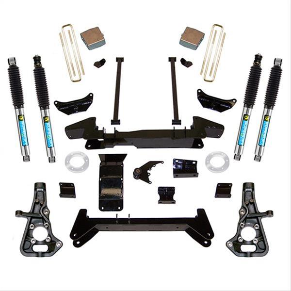 Superlift 01-10 Chevy Silv/GMC Sierra 2500HD/3500 4WD 6in Lift Kit - Knuckle Kit w/ Bilstein Shocks (Bundled Kit) thumbnail 3