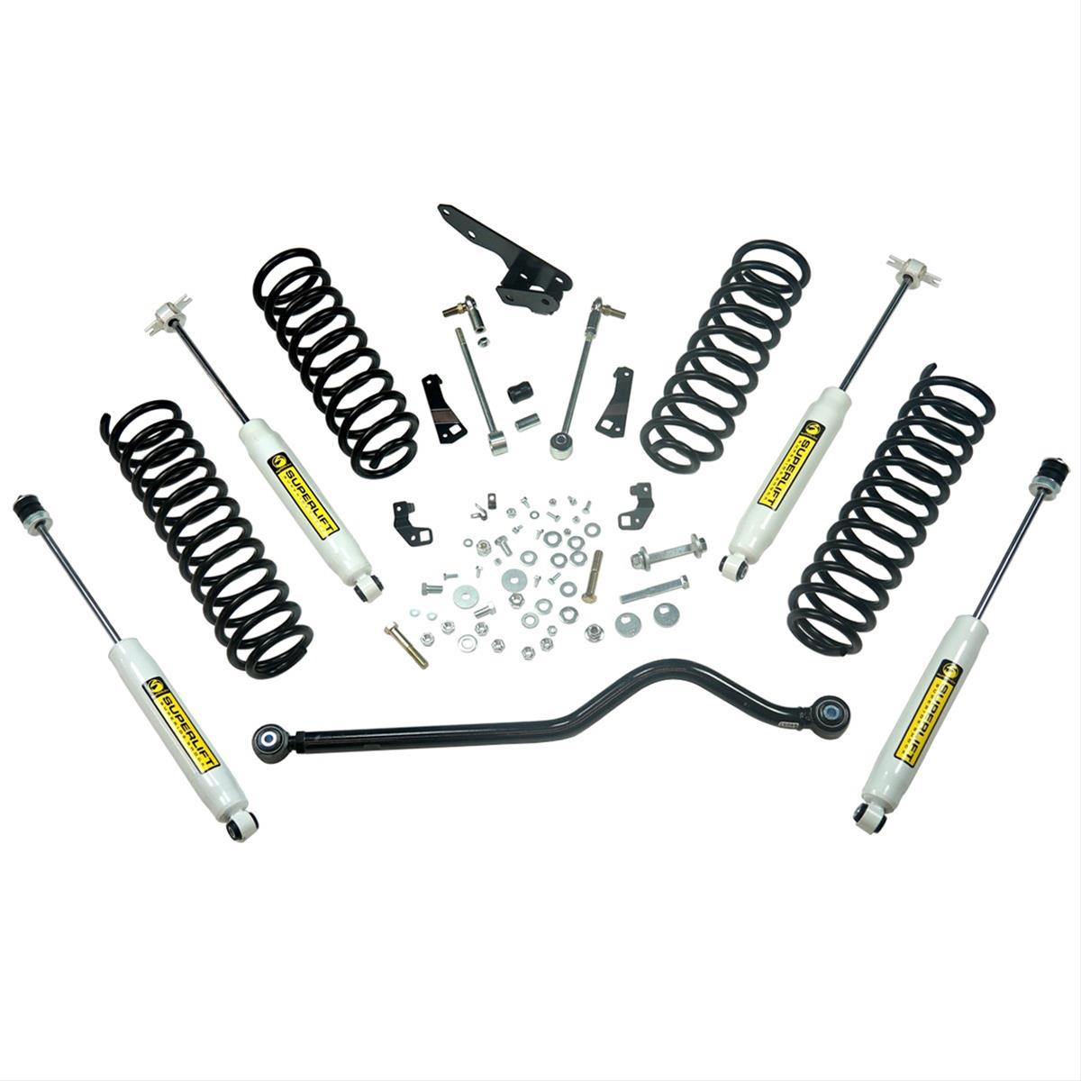 Superlift 07-18 Jeep Wrangler JK 2 Door 4in Lift Kit Standard Kit w/ Superlift Shocks (1x slf560, 1x slf562, 1x slf5717-1, 1x slf84016) thumbnail 2