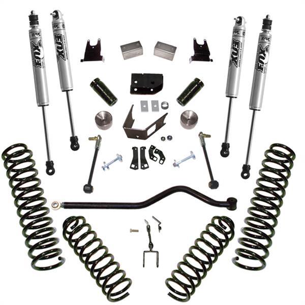 Superlift 07-18 Jeep Wrangler JK 2 Door 4in Lift Kit w/ Fox Shocks (1x slf560, 1x slf562, 1x slf5708-1, 1x slf84041) thumbnail 2