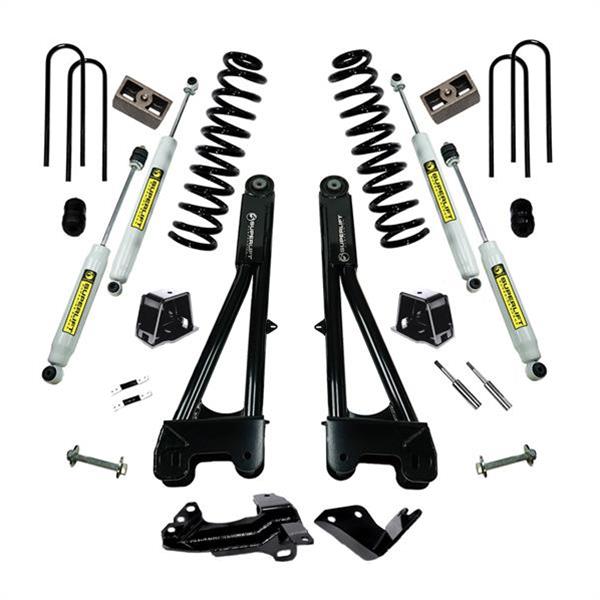 Superlift 05-07 Ford F-250/F-350 SuperDuty 4WD 4in Lift Kit w/ Repl Radius Arms & Superlift Shocks (Bundled Kit) thumbnail 6