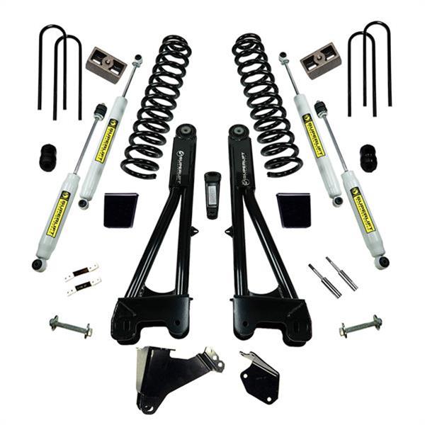 Superlift 05-07 Ford F-250/F-350 SuperDuty 4WD 6in Lift Kit w/ Repl Radius Arms & Superlift Shocks (Bundled Kit) thumbnail 6
