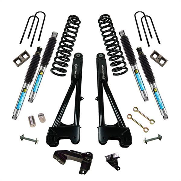 Superlift 08-10 Ford F-250/F-350 SuperDuty 4WD 4in Lift Kit w/ Repl Radius Arms & Bilstein Shocks (Bundled Kit) thumbnail 6