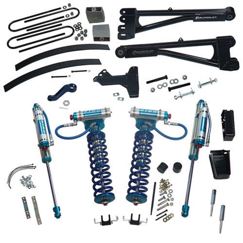 Superlift 11-16 Ford F-250/F-350 SD 4WD 8in Lift Kit w/Repl Radius Arms & King Coilovers Rear Shocks