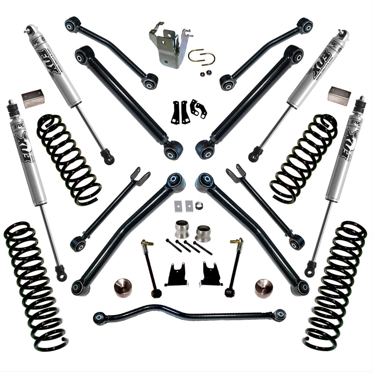 Superlift 07-18 Jeep Wrangler JK 2 Door 4in Lift Kit w/ Reflex Control Arms & Fox Shocks (Bundled Kit) thumbnail 6
