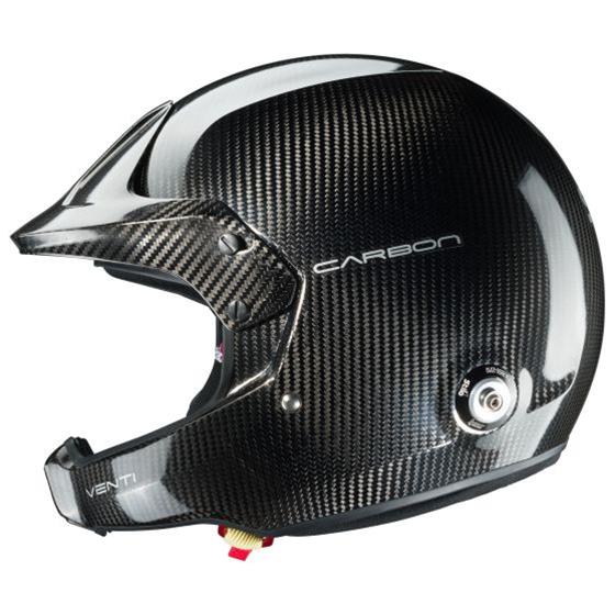 Stilo Venti WRC Carbon Helmets AA0220BG1T61 Helmet, Carbon, Fiber, Snell SA2020/FIA 8859-2015, No Graphic, X-Large, Each thumbnail 3