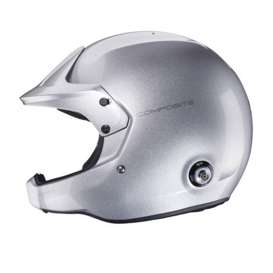 Stilo Venti WRC Composite Helmets AA0220BG2T57 Helmet, Composite, Gloss Silver, Snell SA2020/FIA 8859-2015, No Graphic, Medium, Each thumbnail 4