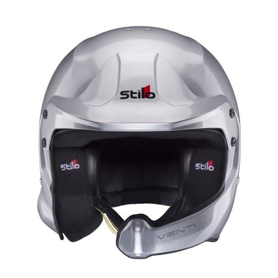 Stilo Venti WRC Composite Helmets AA0220BG2T57 Helmet, Composite, Gloss Silver, Snell SA2020/FIA 8859-2015, No Graphic, Medium, Each thumbnail 5