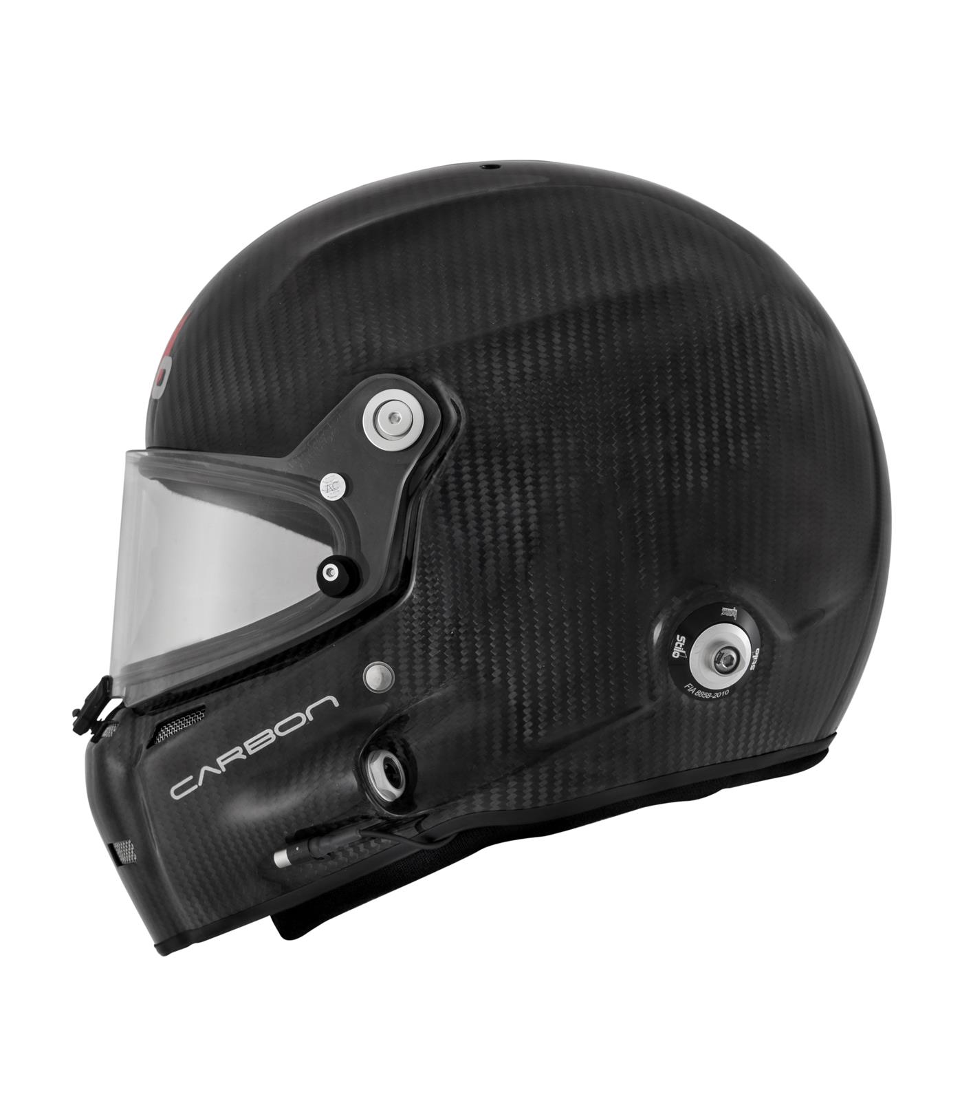 Stilo ST5 GT Carbon Helmets AA0700AF1T64 Helmet, Carbon, Full, Fiber, Clear Shield, Snell SA2020/FIA 8859-2020, EPS Liner, No Graphic, 3X-Large, Each thumbnail 2