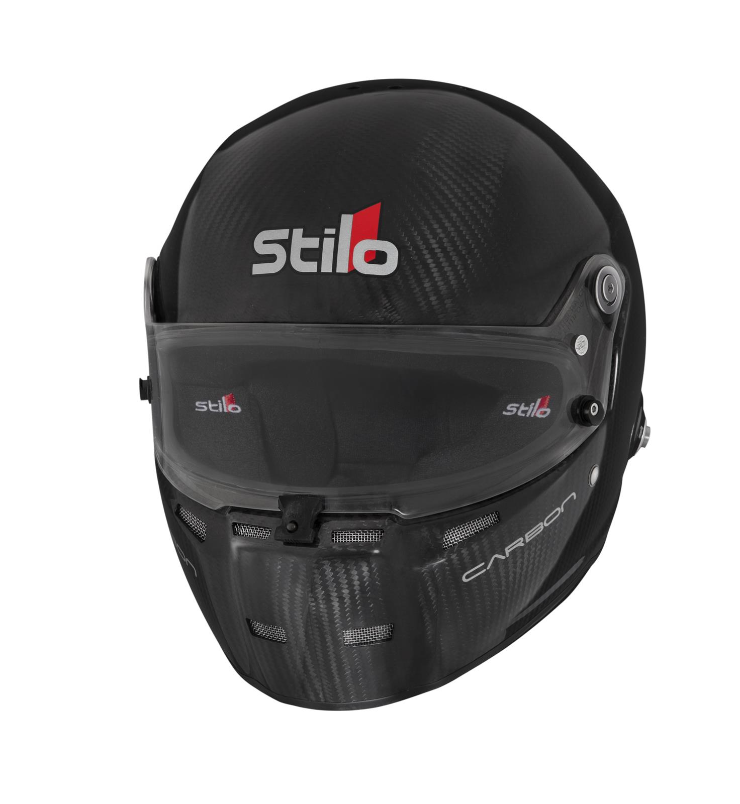 Stilo ST5 FN Carbon Helmets AA0710AF1T59 Helmet, Carbon, Full, Fiber, Clear Shield, Snell SA2020/FIA 8859-2020, EPS Liner, No Graphic, Large, Each thumbnail 2