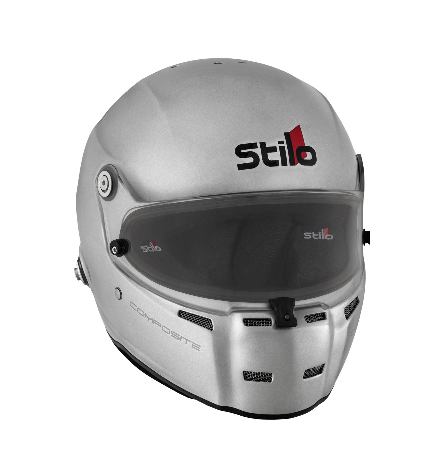 Stilo ST5 FN Composite Helmets AA0710AF2T54 Helmet, Composite, Full, Carbon Fiber, Clear Shield, Snell SA2020/FIA 8859-2020, EPS Liner, No Graphic, X-Small, Each thumbnail 3