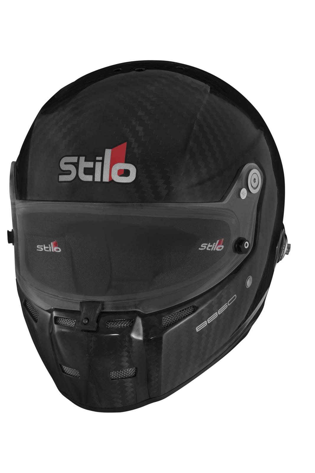 Stilo ST5 FN 8860-2018 ABP Carbon Helmets AA0710AG1S59 Helmet, Carbon, Full, Fiber, Clear Shield, FIA 8860-2018, EPS Liner, No Graphic, Large, Each thumbnail 4