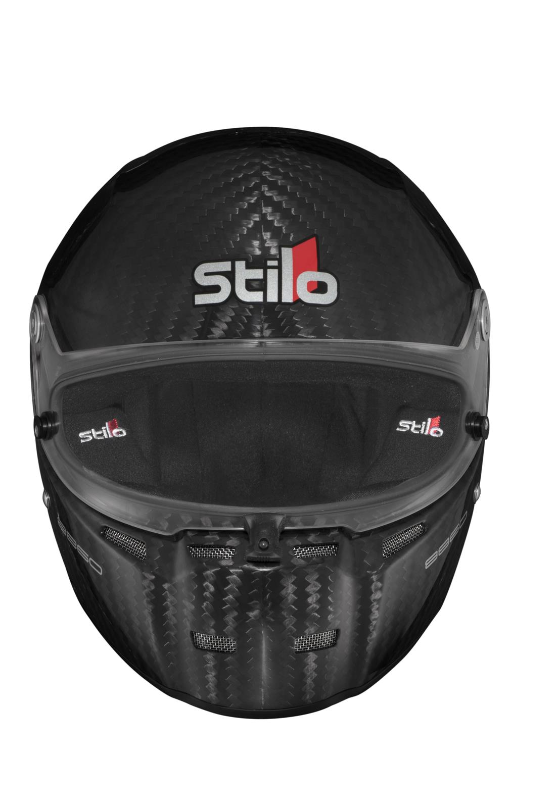 Stilo ST5 FN 8860-2018 ABP Carbon Helmets AA0710AG1S59 Helmet, Carbon, Full, Fiber, Clear Shield, FIA 8860-2018, EPS Liner, No Graphic, Large, Each thumbnail 2