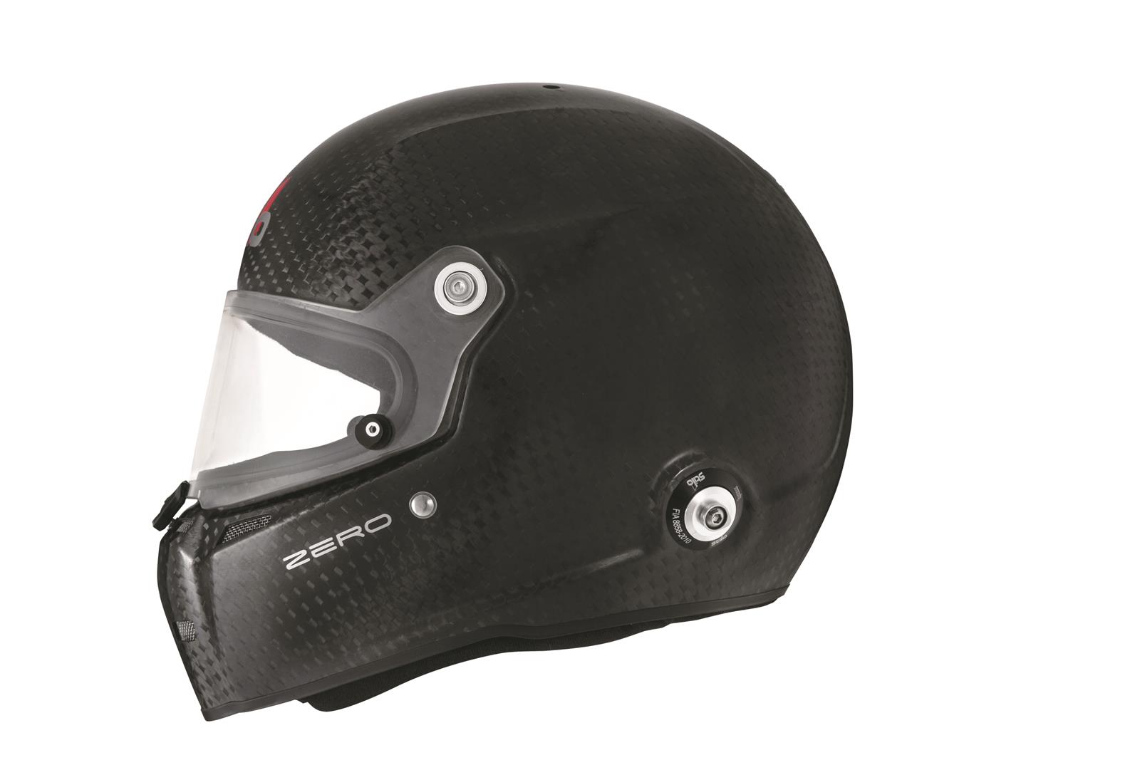 Stilo ST5 FN ZERO 8860-2018 Carbon Helmets AA0710AG3R55 Helmet, Carbon, Full, Fiber, Clear Shield, FIA 8860-2018, EPS Liner, No Graphic, Small, Each
