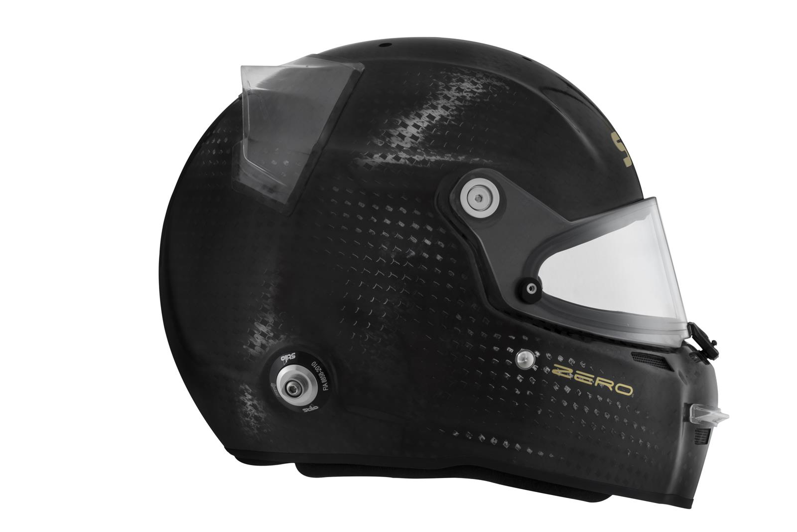 Stilo ST5 FN ZERO 8860-2018 ABP Carbon Helmets AA0710AG3S57 Helmet, Carbon, Full, Fiber, Clear Shield, FIA 8860-2018, EPS Liner, No Graphic, Medium, Each thumbnail 2