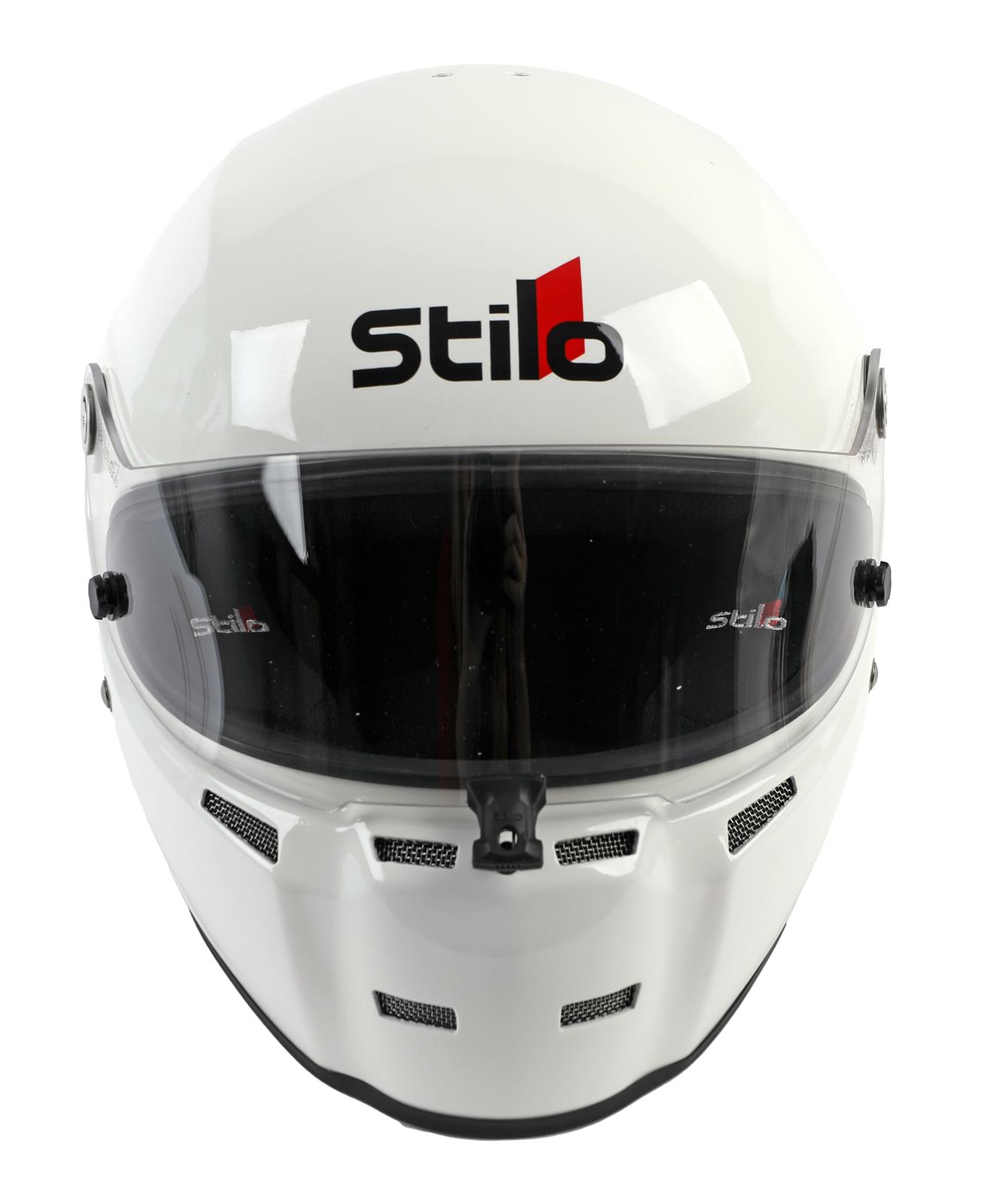 Stilo ST5 KRT20 Karting Helmets AA0714AH2U61 Helmet, KRT20, Karting, Full, Gloss, White, Clear Shield, Snell K2020, EPS Liner, No Graphic, X-Large, Each thumbnail 2