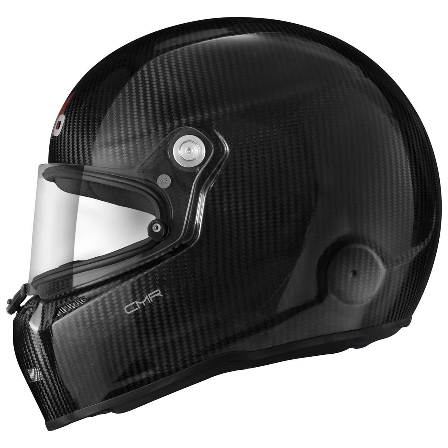 Stilo Carbon CMR Karting Helmets AA0722AH1P54 Helmet, CMR, Full, Fiber, Clear Shield, Snell CMR2016, No Graphic, X-Small, Each thumbnail 4