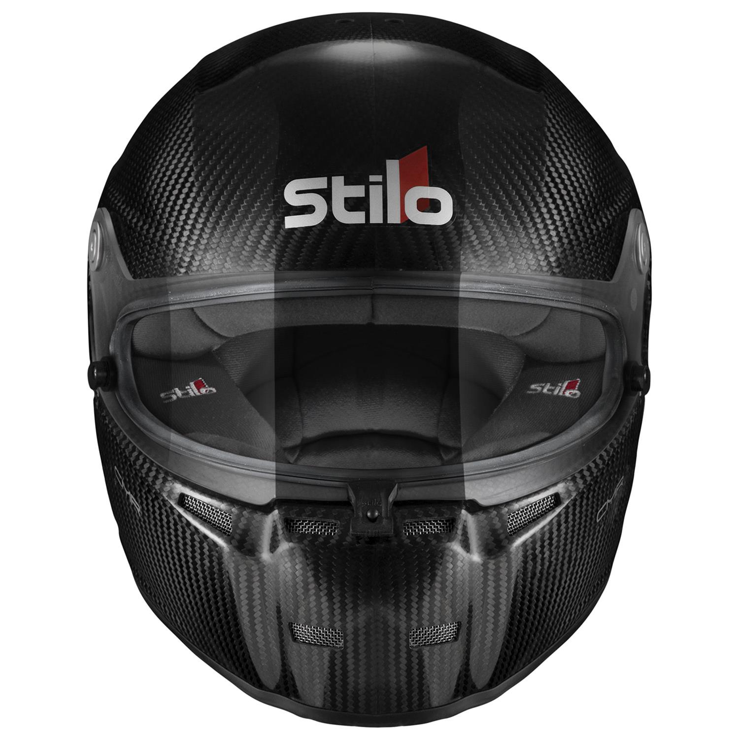 Stilo Carbon CMR Karting Helmets AA0722AH1P54 Helmet, CMR, Full, Fiber, Clear Shield, Snell CMR2016, No Graphic, X-Small, Each thumbnail 3