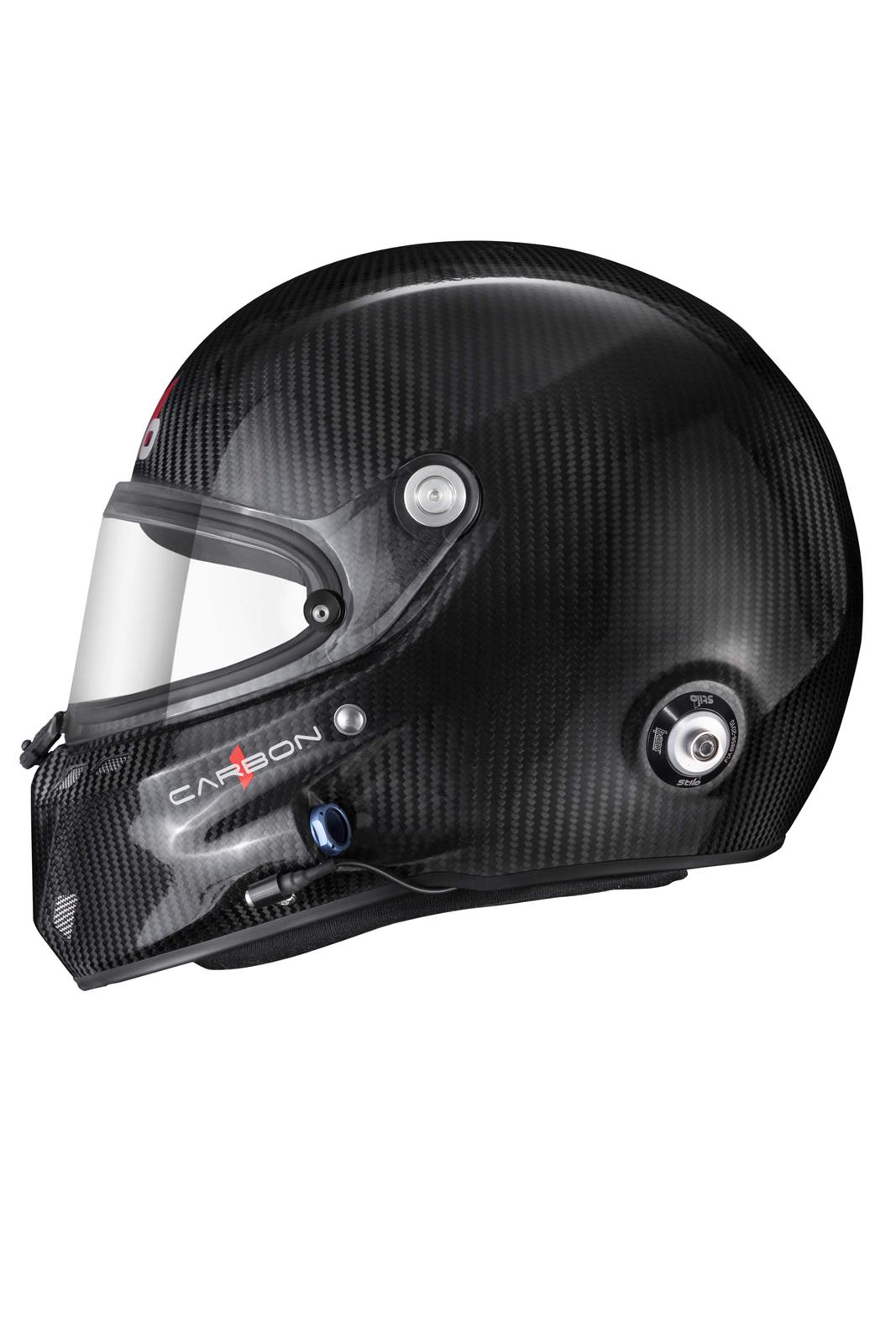 Stilo ST6 GT Carbon Helmets AA0800AF1V57 Helmet, Carbon, Full, Gloss, Fiber, Snell SA2020, FIA 8859-2018, Clear Visor, Medium, 57cm, EPS Liner, Each thumbnail 5