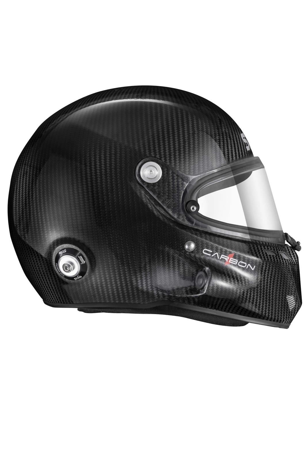 Stilo ST6 GT Carbon Helmets AA0800AF1V57 Helmet, Carbon, Full, Gloss, Fiber, Snell SA2020, FIA 8859-2018, Clear Visor, Medium, 57cm, EPS Liner, Each thumbnail 4