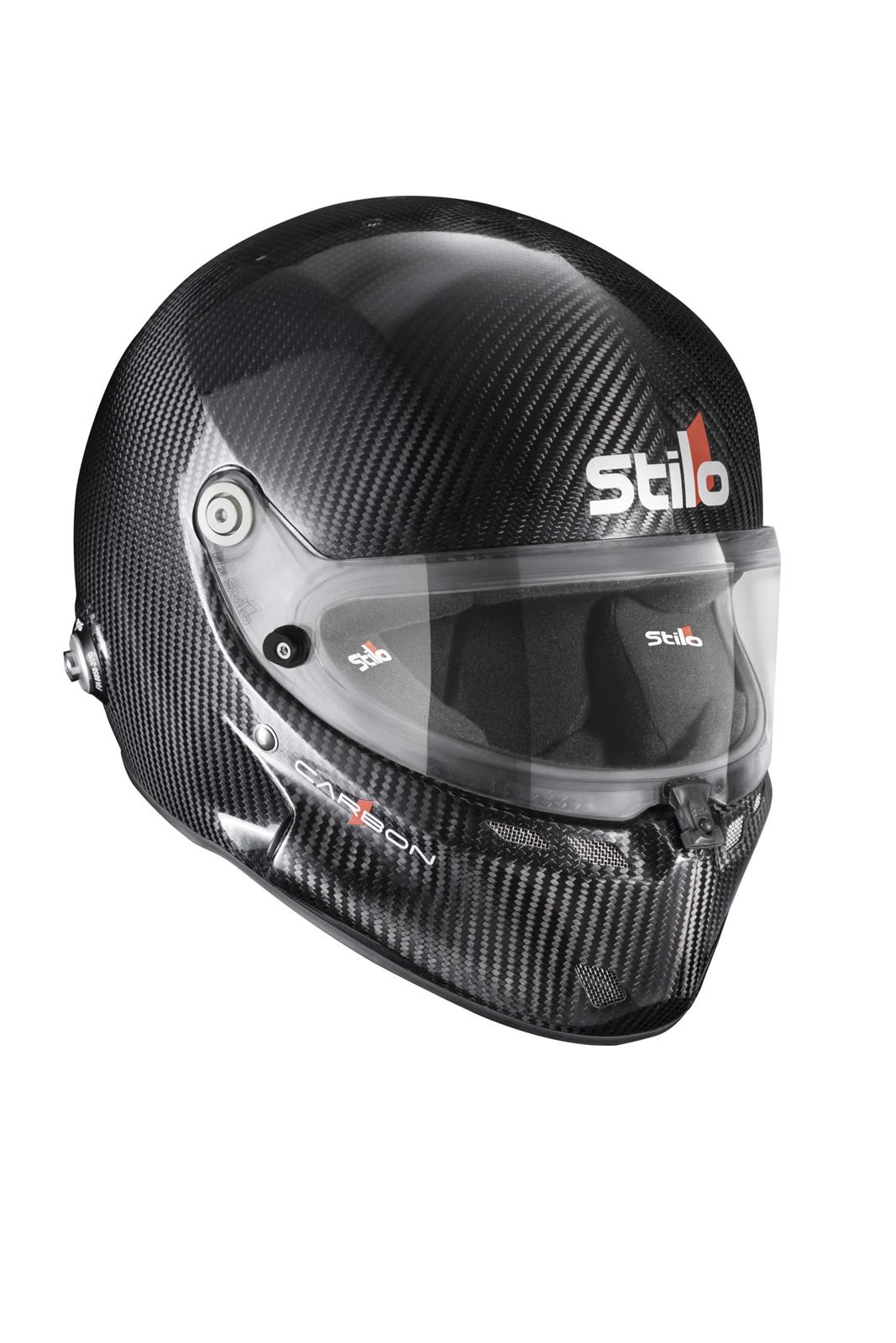 Stilo ST6 GT Carbon Helmets AA0800AF1V57 Helmet, Carbon, Full, Gloss, Fiber, Snell SA2020, FIA 8859-2018, Clear Visor, Medium, 57cm, EPS Liner, Each