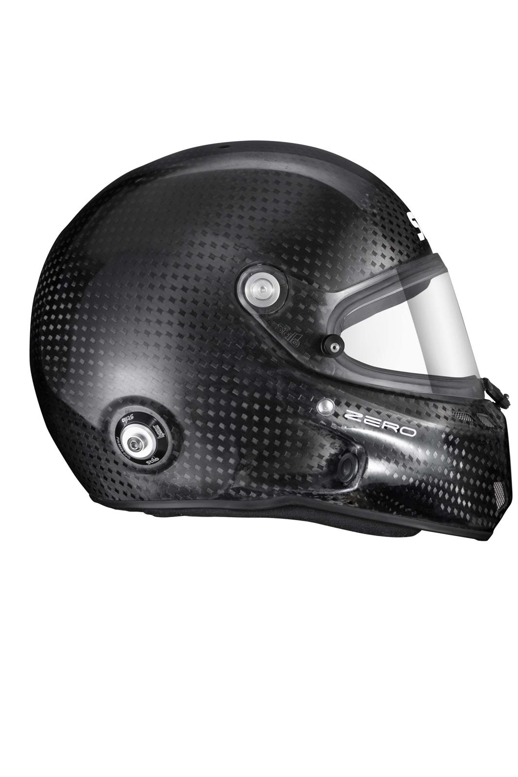 Stilo ST6 GT 8860-2018 Carbon Zero Helmets AA0800AG3R61 Helmet, Zero, Full, Gloss, Fiber, Snell SA2020, FIA 8860-2018-Zero, Clear Visor, X-Large, 61cm, EPS Liner, Each thumbnail 4