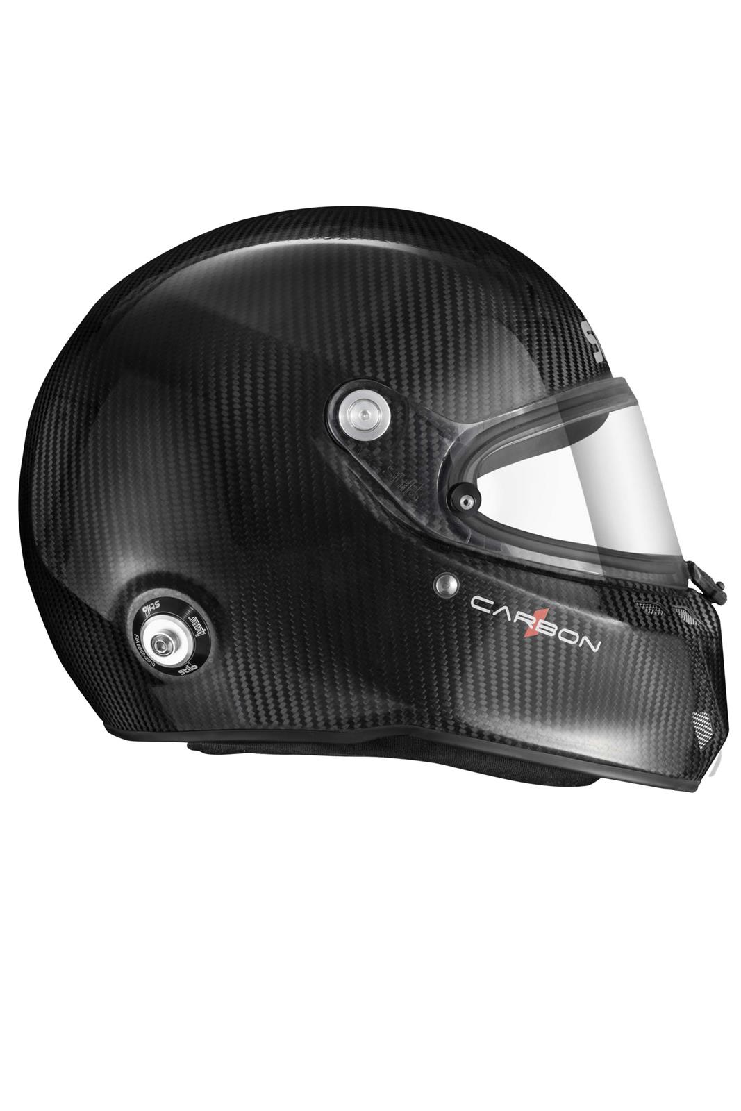 Stilo ST6 FN Carbon Helmets AA0810AF1V58 Helmet, Carbon, Full, Gloss, Fiber, Snell SA2020, FIA 8859-2018, Clear Visor, Medium Plus, 58cm, EPS Liner, Each thumbnail 5