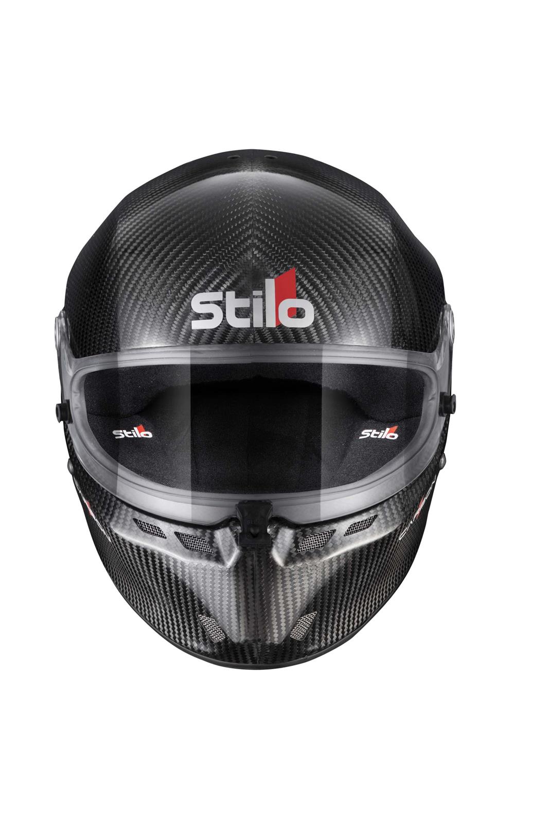 Stilo ST6 FN Carbon Helmets AA0810AF1V58 Helmet, Carbon, Full, Gloss, Fiber, Snell SA2020, FIA 8859-2018, Clear Visor, Medium Plus, 58cm, EPS Liner, Each thumbnail 3