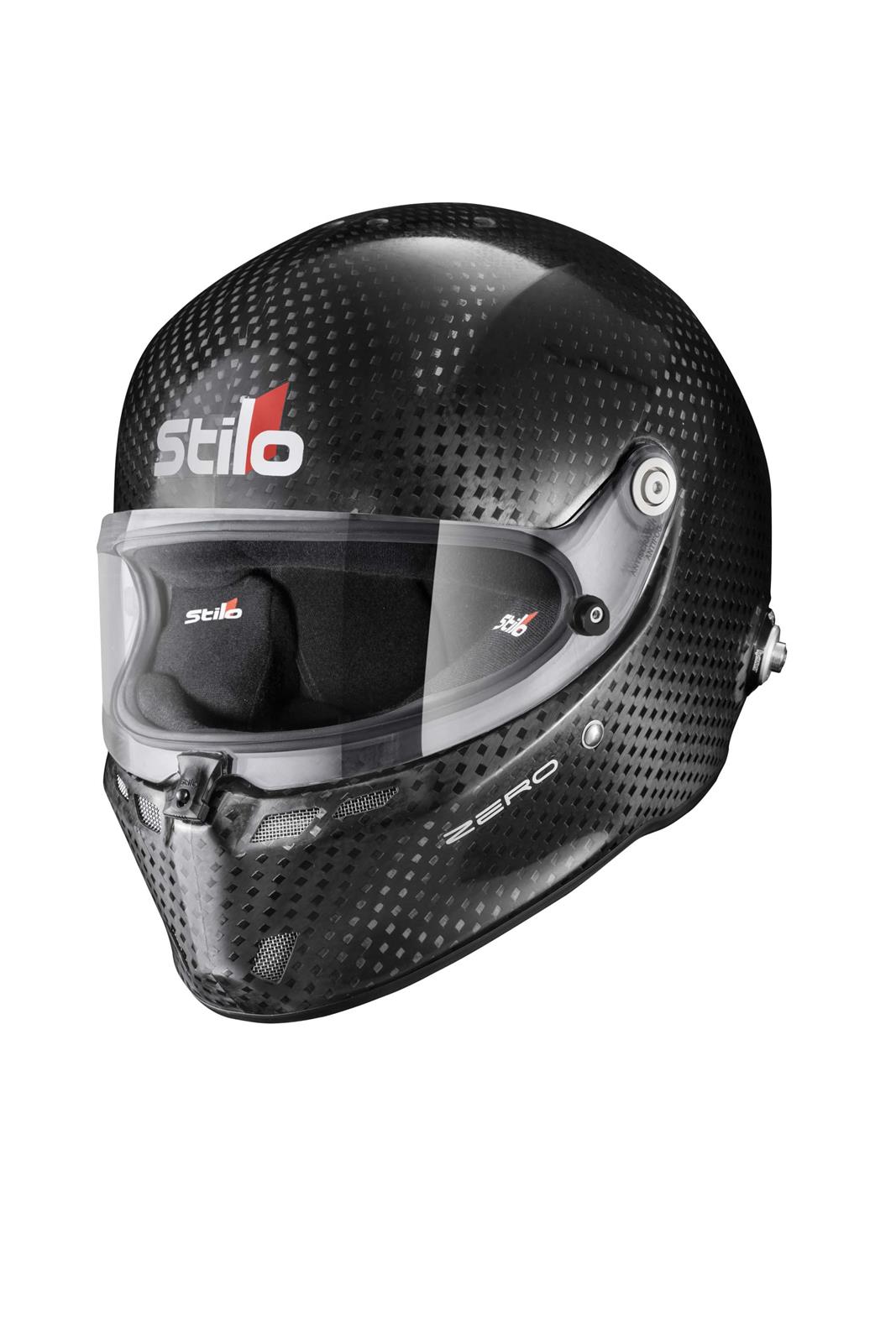 Stilo ST6 FN 8860-2018 Carbon Zero Helmets AA0810AG3R64 Helmet, Zero, Full, Gloss, Fiber, Snell SA2020, FIA 8860-2018-Zero, Clear Visor, 3X-Large, 64cm, EPS Liner, Each thumbnail 2