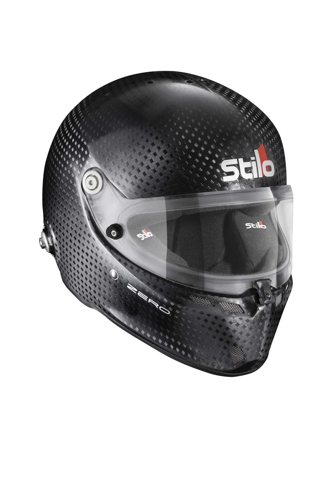 Stilo ST6 FN 8860-2018 Carbon Zero Helmets AA0810AG3R64 Helmet, Zero, Full, Gloss, Fiber, Snell SA2020, FIA 8860-2018-Zero, Clear Visor, 3X-Large, 64cm, EPS Liner, Each