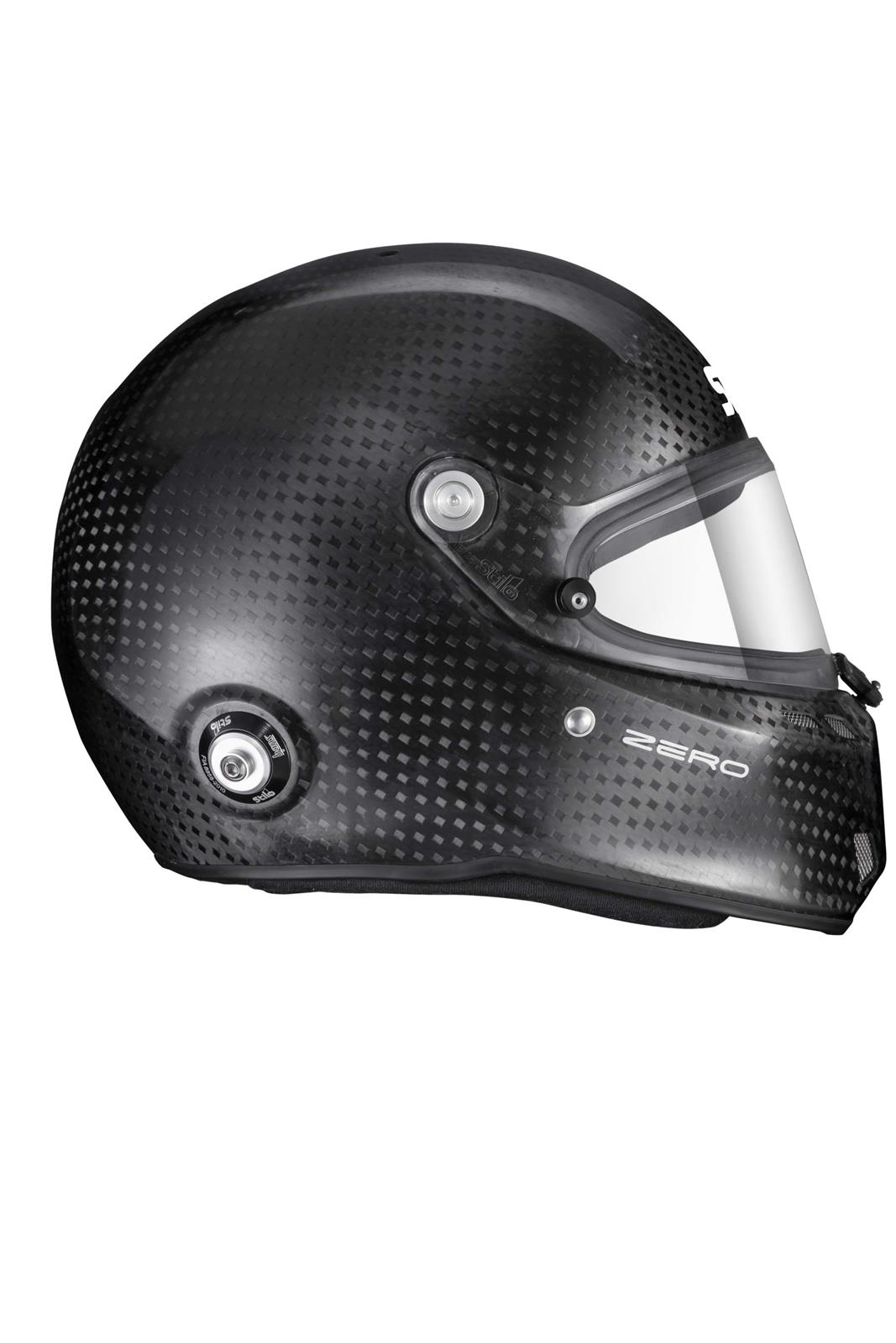 Stilo ST6 FN 8860-2018 Carbon Zero Helmets AA0810AG3R64 Helmet, Zero, Full, Gloss, Fiber, Snell SA2020, FIA 8860-2018-Zero, Clear Visor, 3X-Large, 64cm, EPS Liner, Each thumbnail 5