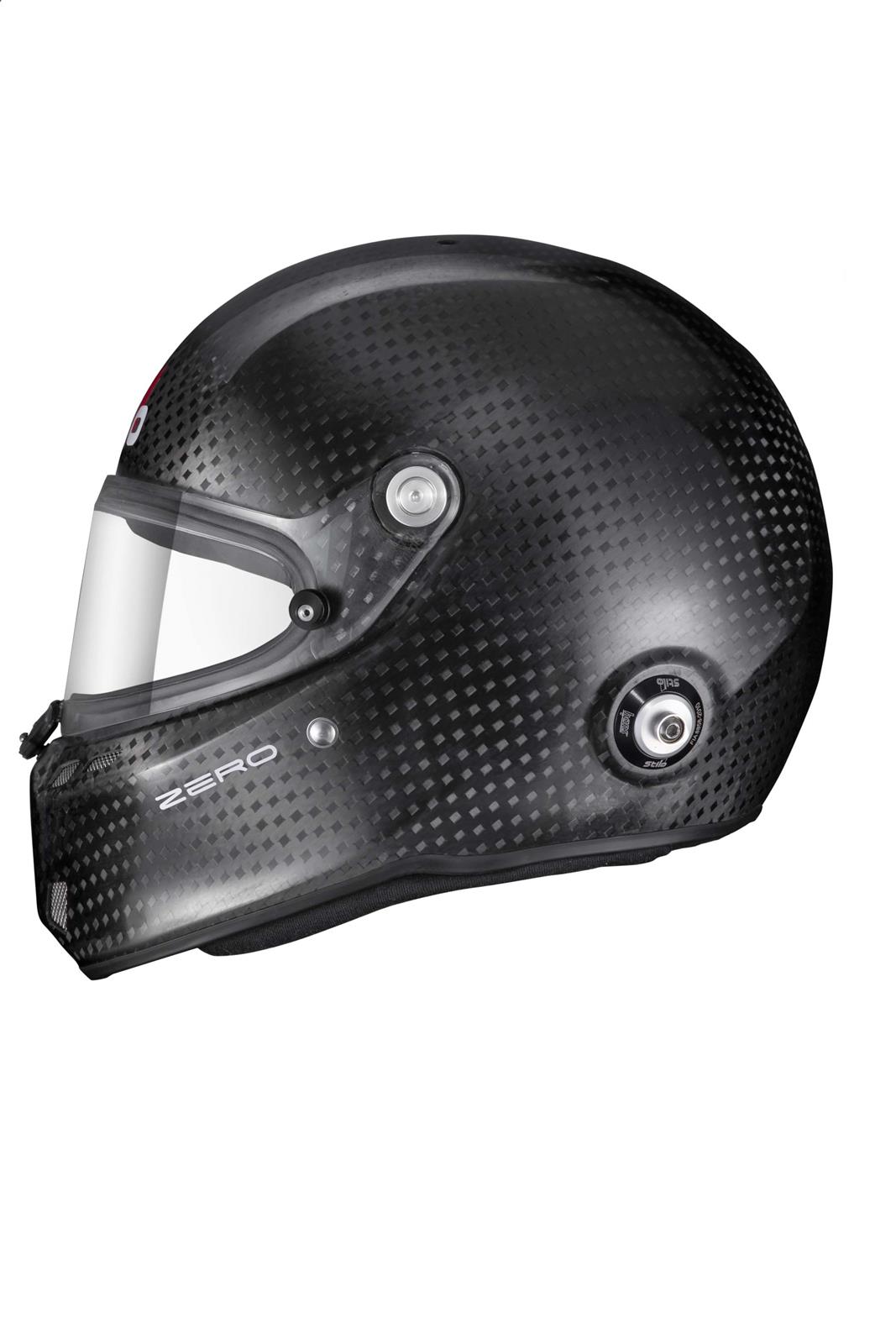 Stilo ST6 FN 8860-2018 Carbon Zero Helmets AA0810AG3R64 Helmet, Zero, Full, Gloss, Fiber, Snell SA2020, FIA 8860-2018-Zero, Clear Visor, 3X-Large, 64cm, EPS Liner, Each thumbnail 4