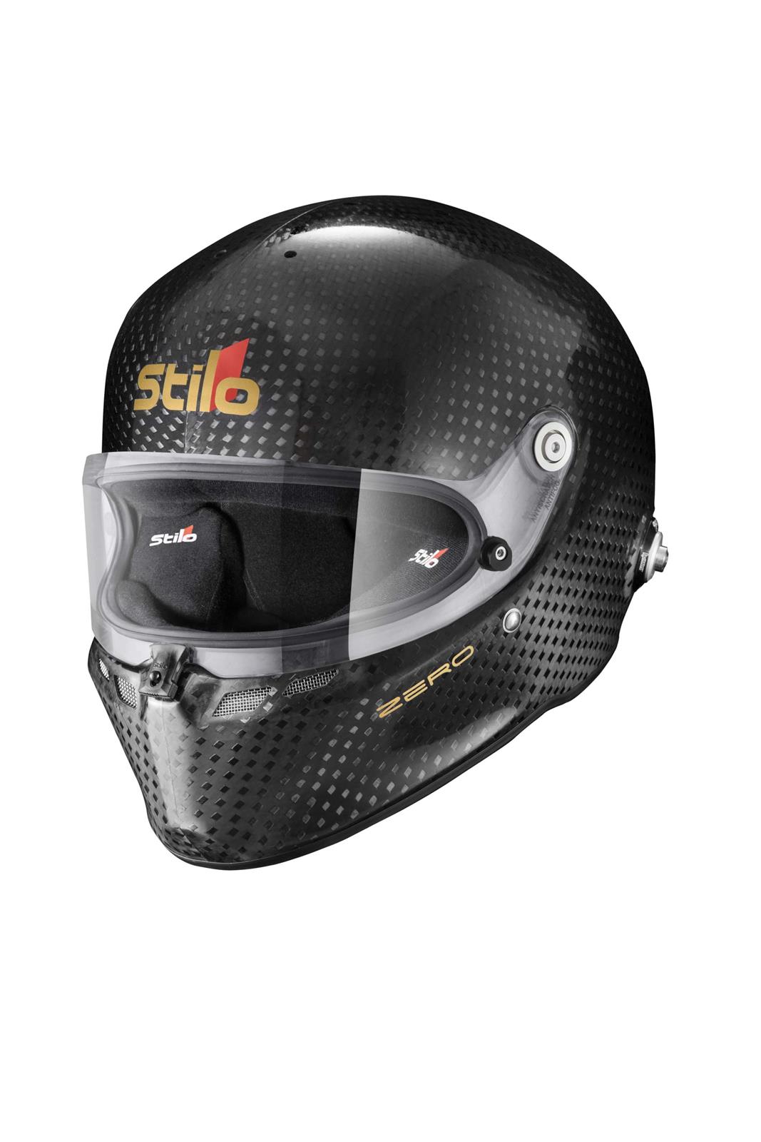 Stilo ST6 FN 8860-2018 Carbon Zero ABP Helmets AA0810AG3S55 Helmet, ABP, Full, Gloss, Fiber, Snell SA2020, FIA 8860-2018-ABP-Zero, Clear Visor, Small, 55cm, EPS Liner, Each thumbnail 5