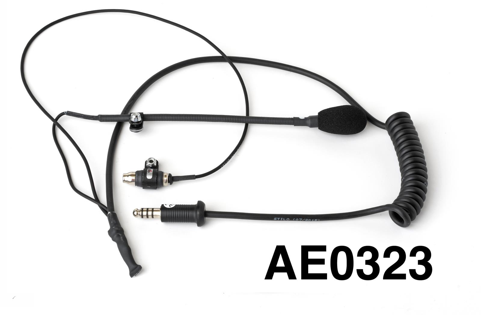Stilo Helmet Communicator Accessories AE0323 Naked Ear Bud Ready Electronics GENTEX noise cancelling mag-dynamic BOOM mic - IMSA Connector