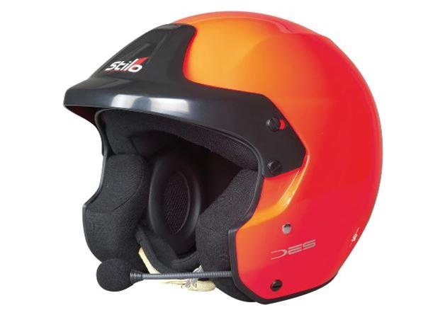 Stilo Venti Trophy Offshore Helmets DA0112EF2T64 Helmet, Offshore, Open, Gloss, Orange, Snell SA2020, FIA 8859-2015, EPS Liner, No Graphic, 3X-Large, Each