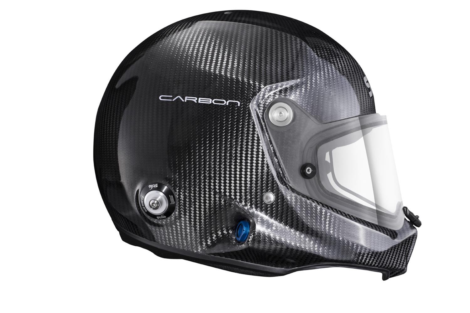 Stilo Venti WRX Dirt Carbon Helmets AA0230BG1T64 Helmet, Carbon, Full, Fiber, Clear Shield, FIA 8859-2015, Snell SA2020, 3X-Large, Each