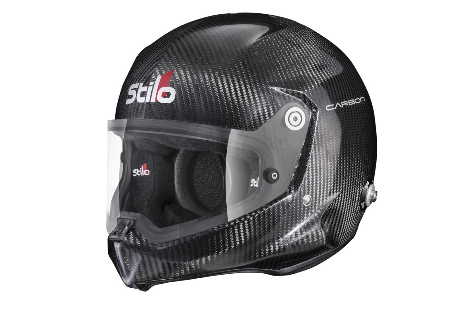 Stilo Venti WRX Dirt Carbon Helmets AA0230BG1T64 Helmet, Carbon, Full, Fiber, Clear Shield, FIA 8859-2015, Snell SA2020, 3X-Large, Each thumbnail 3