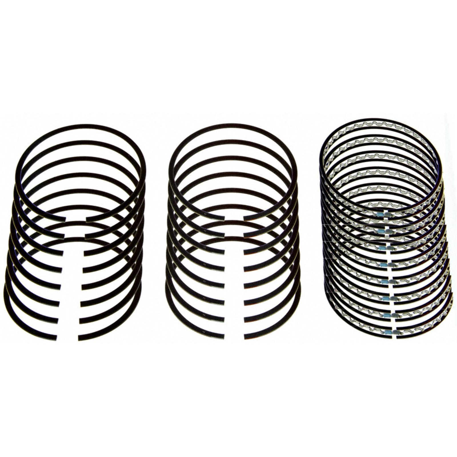 Sealed Power Cast Piston Rings R1037540 Rings, Plasma-moly, 4.165 in. Bore, 1/16 in., 1/16 in., 3/16 in. Thickness, 8-Cylinder, Set