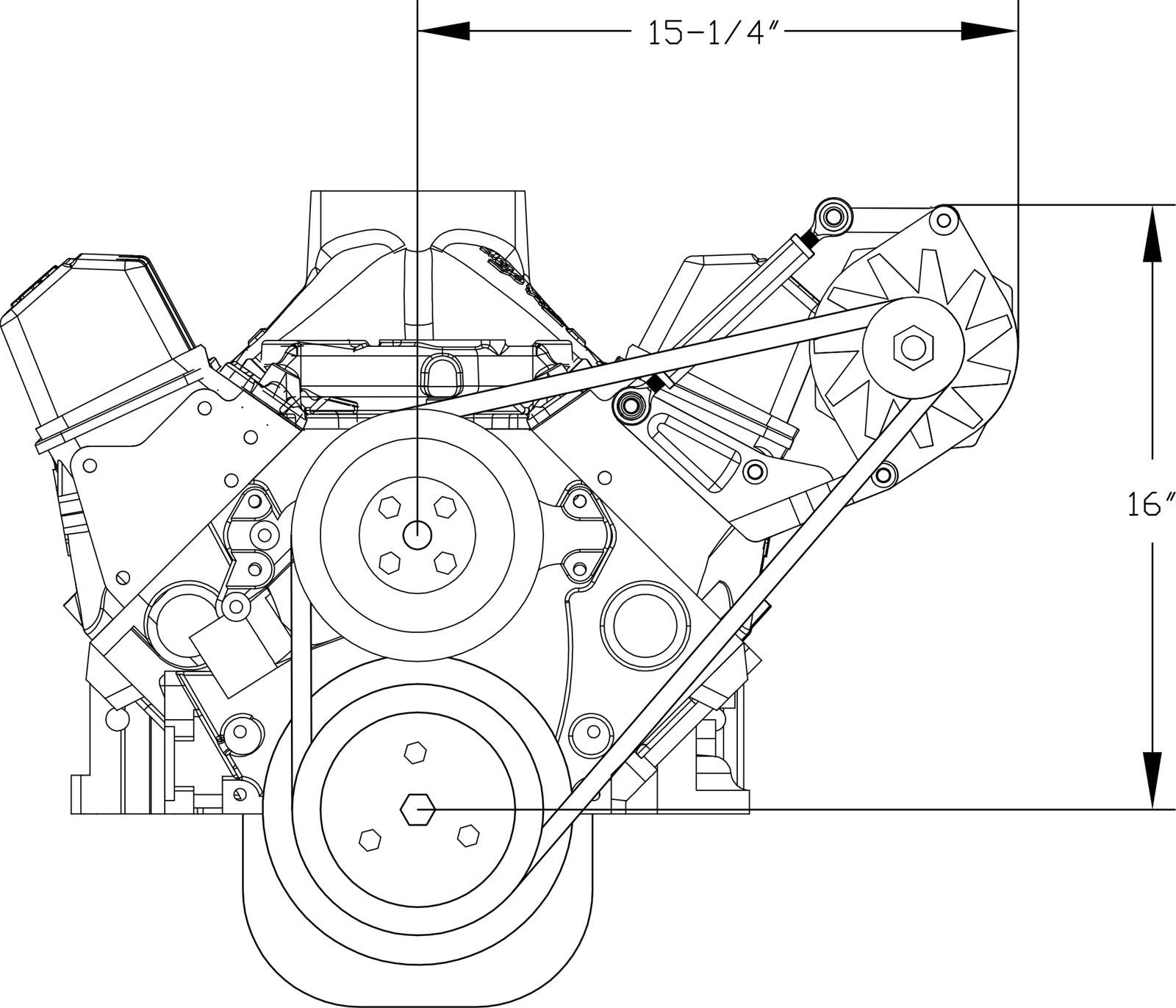 Summit Racing SME-2001 Summit Racing™ Billet Aluminum Alternator ...