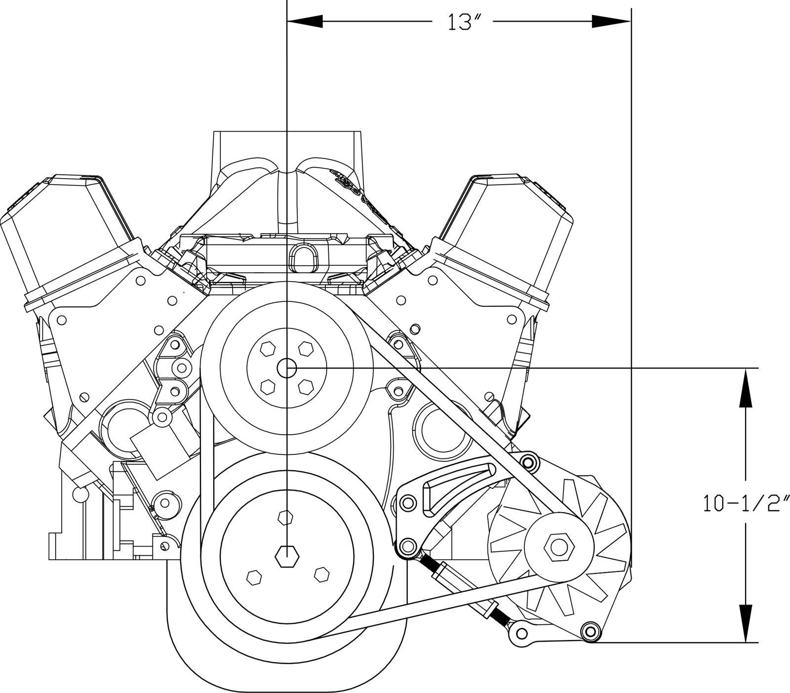 Summit Racing SME-2005 Summit Racing™ Billet Aluminum Alternator ...